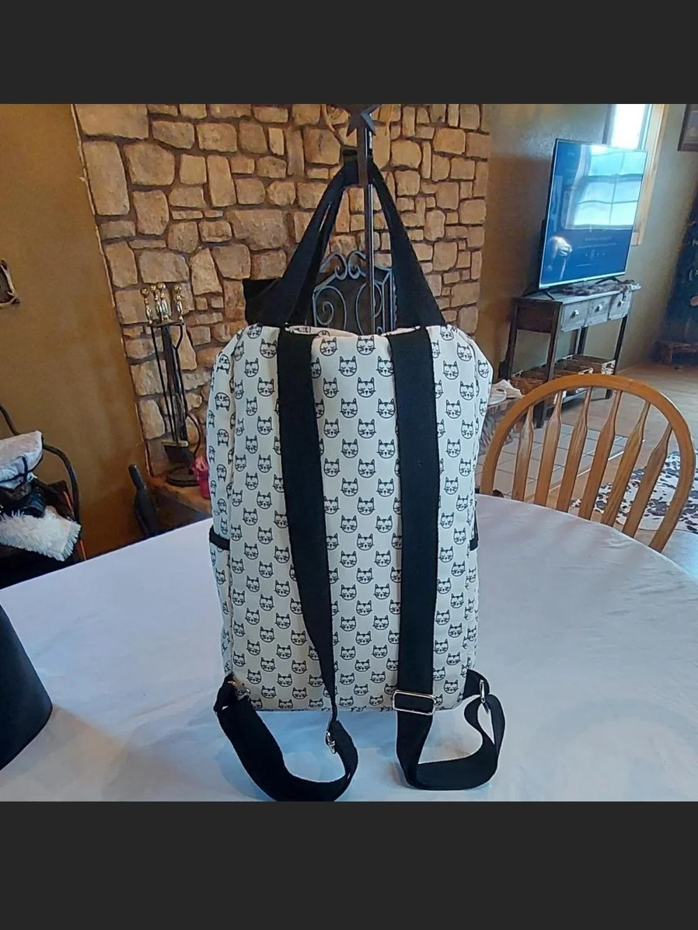 Madden Girl Kitty Cat Backpack Weekender Bag - LIKE NEW